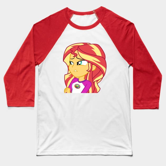 Legend of Everfree Sunset Shimmer 2 Baseball T-Shirt by CloudyGlow